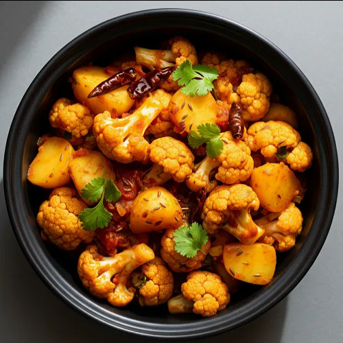 Aloo Gobi Adrakwali 