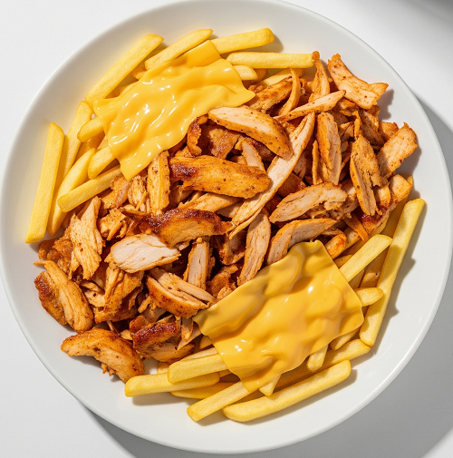 Chips & Chicken Donner With Cheese 