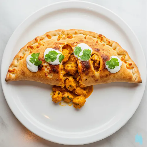 Spicy Chicken Calzone Pizza 
