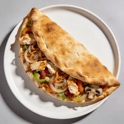 Chicken Bbq Calzone Pizza 