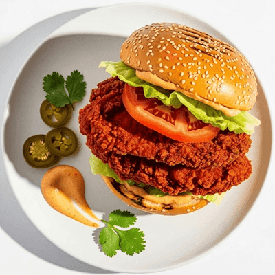 Double Chicken Burger 